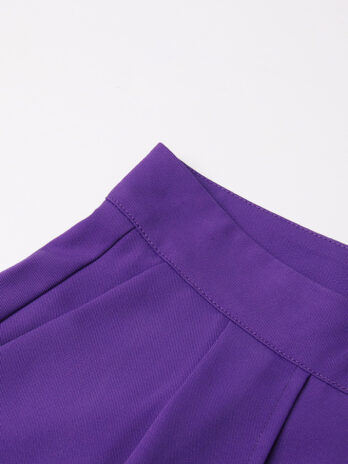 Personality Straight High Waist Wide Leg Pants Autumn Simple Elegant Solid Color Loose Casual Work Pant