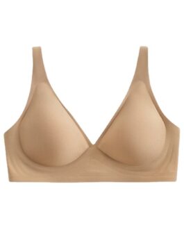 Seamless Nude Feel Underwear 3D Wireless Soft Support Thin Small Breast Push up Comfort Jelly Bra Bra