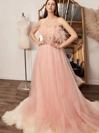 Fall Women Clothing Fur Collar Sequined off-the-Shoulder Online Wedding Bridal Gown Dress