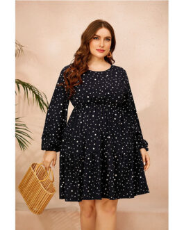 Plus Size Spring Autumn Western Casual Home Loose Women Wear Weight-Catcher