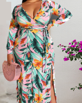Plus Size Fall winter plus-size dress