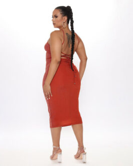 Plus Size Women Backless Lace up Silver String Sexy  Dress for Women