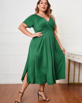 Plus Size Women Dress Loose Maxi Dress