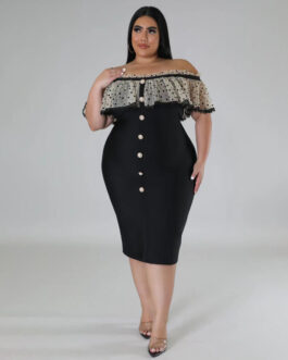 Plus Size Women Clothes Summer Shawl Dress