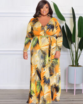 Plus Size Autumn Winter Deep V Plunge Plunge Sexy Long Knitted Stretch Women Dress