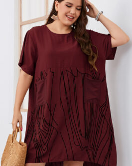 Plus Size Loose Women Dress