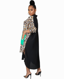 Plus Size Shirt Women Collared Shirt Women Casual Sister Slightly Design Shirt Dress Long Sleeve