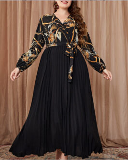 Products Color Matching Plus Size Women Dress plus Size